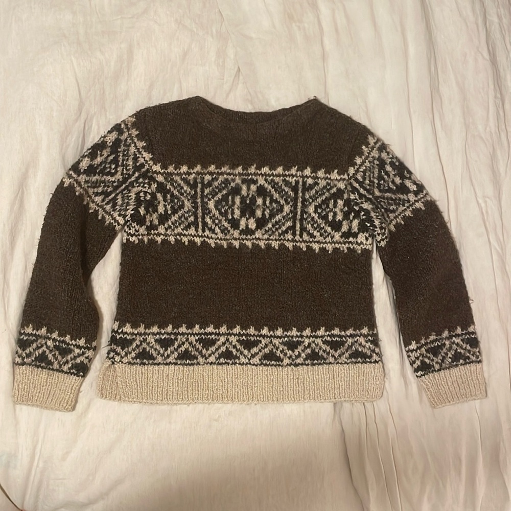 Vintage Wool Polo Sport Sweater